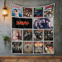 Exodus Album Covers Quilt Blanket