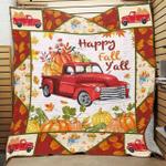 fall red truck quilt blanket abc07111697 d2412966
