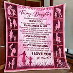 family daughter mom always be there to support quilt cc d2421704