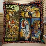 family tiger quilt blanket quilt d2416842