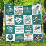 fan miami dolphins amazing fan gift idea quilt d2422627