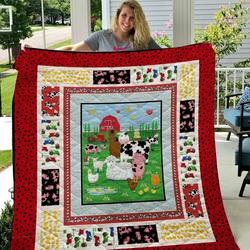 Farm Friends Animal Quilt  Quilt