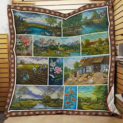 Farm Life Quilt Blanket ABC07114160