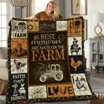 farm the best memories are made on the farm quilt blanket great customized blanket gifts for 0