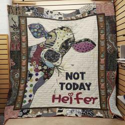 Farmer Cow Quilt Blanket ABC07113613