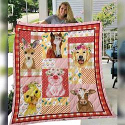 Farmer Quilt Blanket ABC07112945