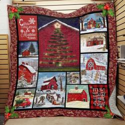 Farmhouse Christmas Quilt Blanket ABC07112427