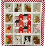 farming animals quilt for farmers in daily life d2484353