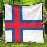faroe islands flag premium quilt a6 quilt d2420768