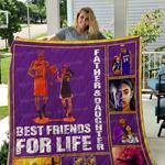 father daughter kobe quilt blanket 01 d2451883