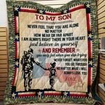 father soldier and son texas quilt d2484366