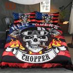 fire skull bedding set chopper printed dhc0201240dd d2241068