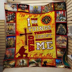 Firefighter Ah Quilt Derqth