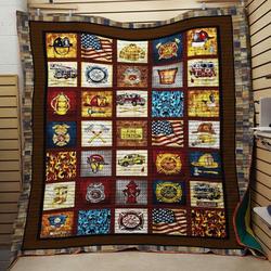 Firefighter Ah Quilt Derqxo