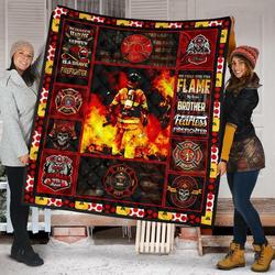 Firefighter Amazing Gift Idea Quilt