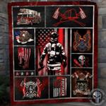 firefighter art images frames blanket quilt d2417974