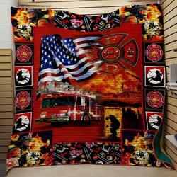 Firefighter Awesome Ah Quilt Derqgx