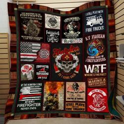 Firefighter Hur Quilt Cysiyq