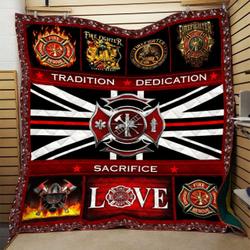 Firefighter Quilt Blanket Dhc0910611Vt