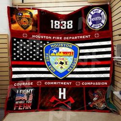 Firefighter Quilt Blanket Dhc3112315Vt