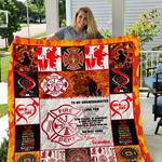 firefighter to my granddaughter love grandpa quilt d2421247