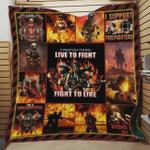 firefighters live to fight quilt blanket great customized blanket gifts for birthday christmas 0