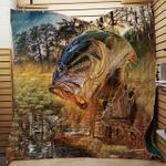 fishing quilt fleece blanket bedding w020911 d2449005