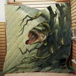 fishing quilt fleece blanket bedding w020914 d2449031