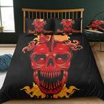 flame skull painting bed sheets spread comforter duvet cover bedding sets d2120608