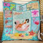 flamingo beach girl quilt tt14 1408 quilt d2420282