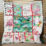 flamingo fabric quilt blanket d2451506