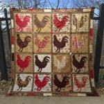 floral chickens quilt blanket tr12 quilt d2415806