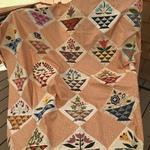 flower basket cla1110278q quilt blanket d2483092