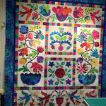 flower garden and bird hur quilt dk d2486024