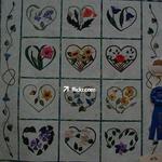 flower hearts cla1910246q quilt blanket d2483584