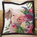 flower pig cl22100199mdq quilt blanket d2480569