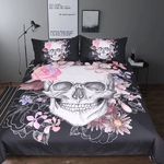 flowers and skull clm190829m bedding sets d2238458