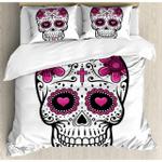 flowers hearts swirls cruciform skull bedding set dhc0201199dd d2240917
