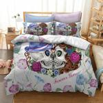 flowers kissing skull bedding set dhc0201256dd d2240995