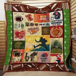 Football Cla1610463Q Quilt Blanket