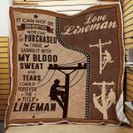forever the title lineman quilt blanket d2448316