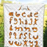 fox alphabet quilt blanket dhc02012078td d2446831