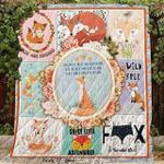 fox wild and free quilt blanket dhc31121384td d2447008