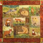 foxes clm270617 quilt blanket d2482984