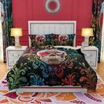 funky sugar skull cla0210336b bedding sets d2232578