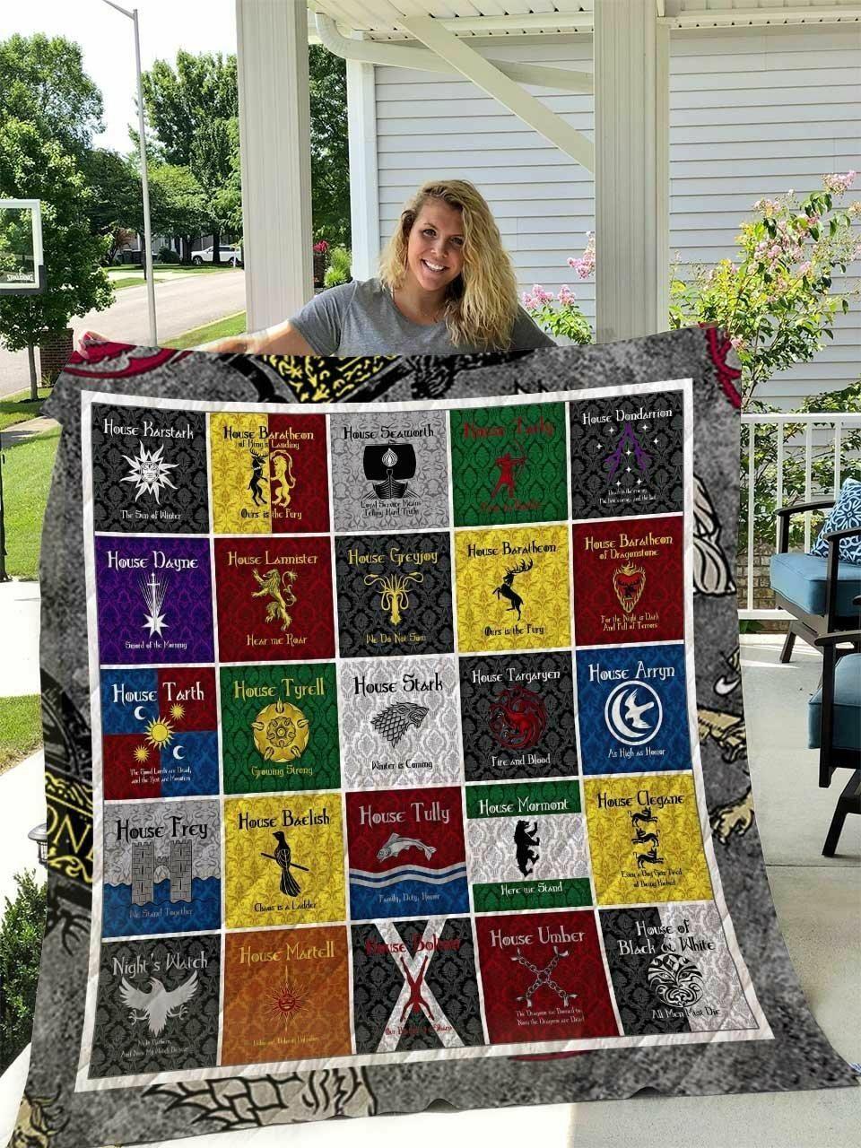 Game Of Thrones Sigil All Season Plus Size Quilt Blanket game of thrones sigil all season plus size quilt blanket d2449660