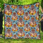 ganesha blue cl12100303mdq quilt blanket d2479612