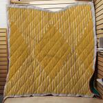 geo yellow throw quilt blanket d2418381