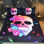 geometric skull bedding set bedroom decor d2114999