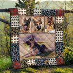 german shepherd dog pets blanket th1807 quilt d2413588